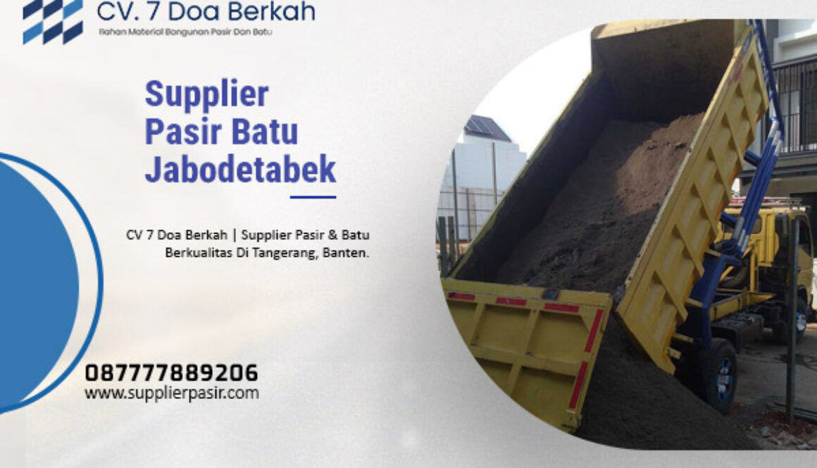 Supplier Pasir Batu Jabodetabek