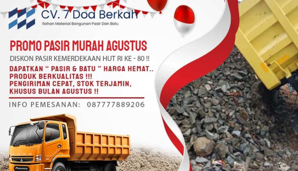 Promo Pasir Murah Agustus 2025
