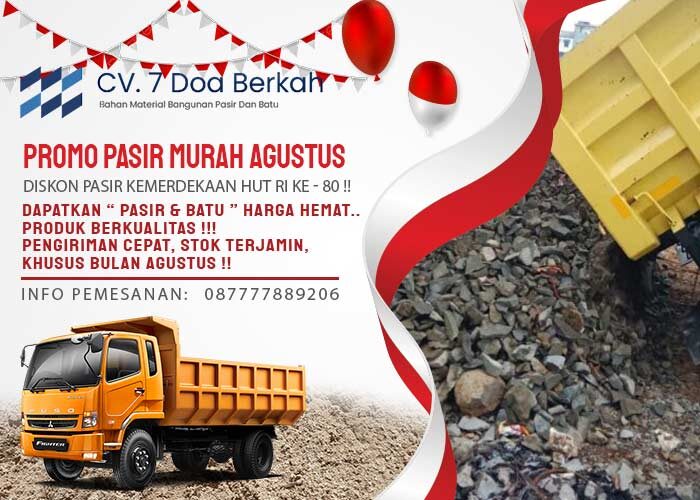 Promo Pasir Murah Agustus 2025