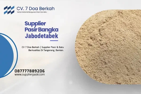 supplier pasir bangka jabotabek