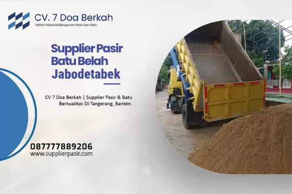 supplier pasir batu belah jabotabek