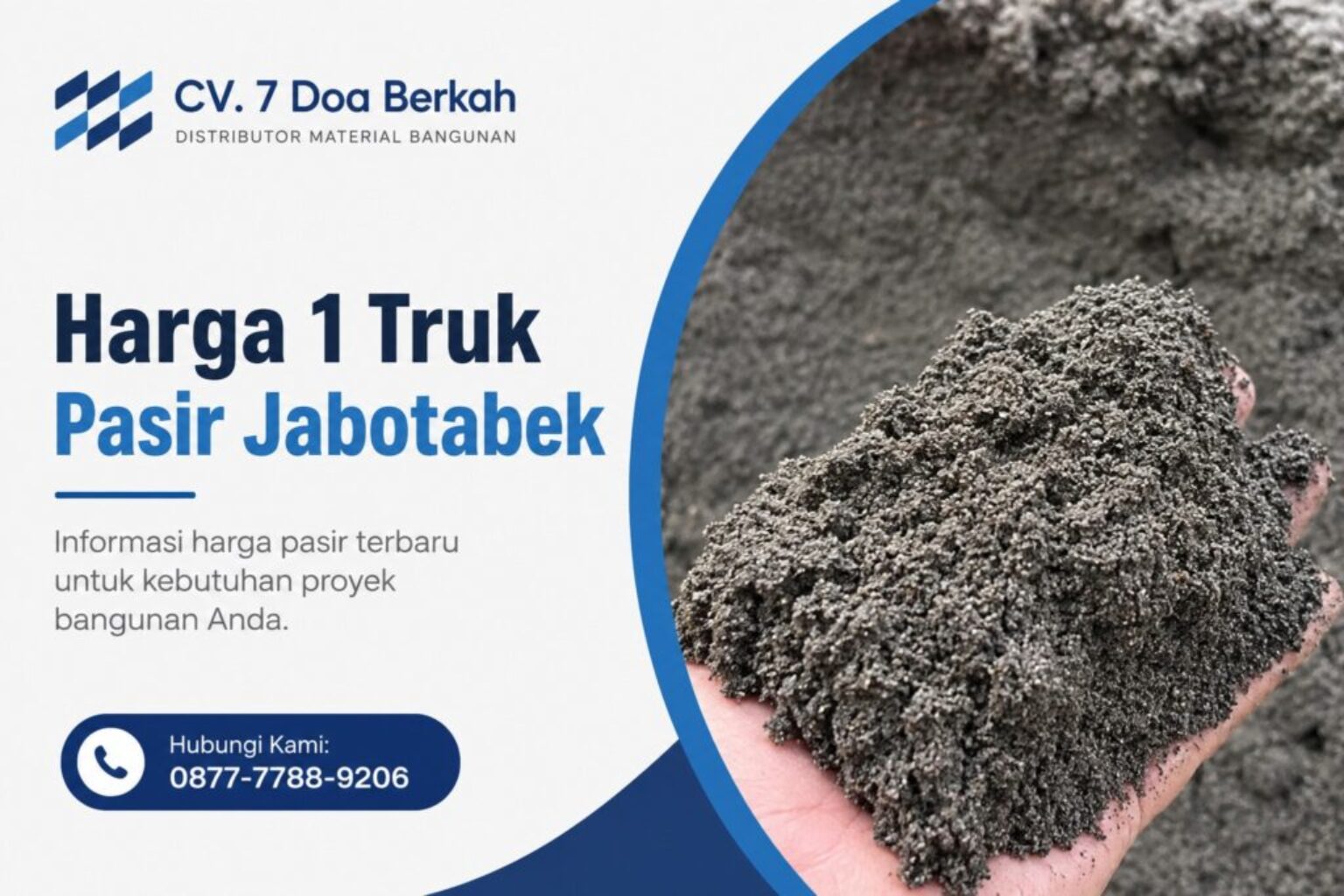 Harga 1 Truk Pasir Jabotabek